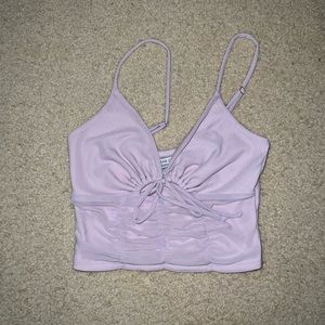 Light Purple Urban Outfitters Crop Tank Top